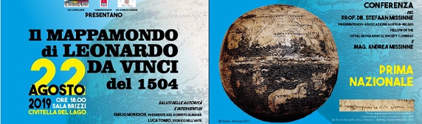 Il mappamondo di Leonardo da Vinci del 1504