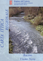 Copertina aggiornamento bacino Nera con foto fiume in primavera