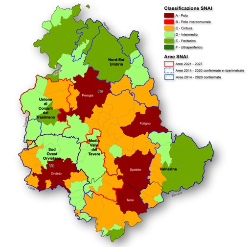Quali sono le Aree Interne della SNAI 2021-2027