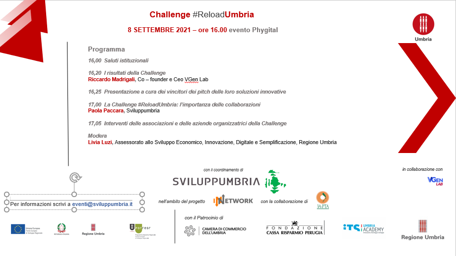 Challenge #ReloadUmbria - Evento Phygital