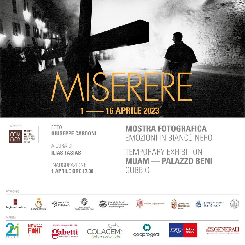 Dall'1 al 16 aprile 2023 al Museo Arti e Mestieri (MUAM) di Gubbio