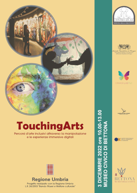 “TouchingArts – Percorsi d’arte inclusivi attraverso la manipolazione e le esperienze immersive digitali”