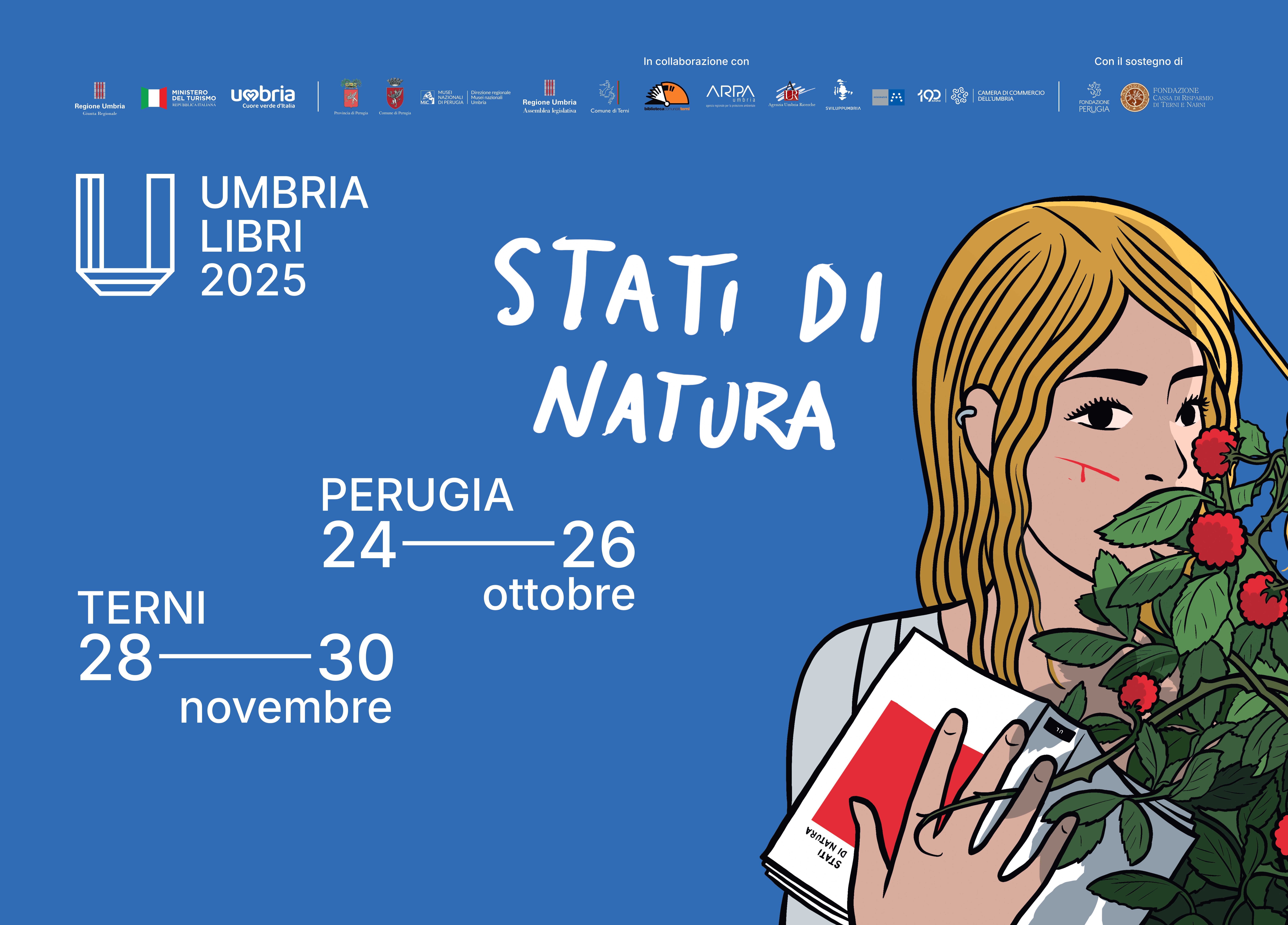 Dal 24 al 26 ottobre a Perugia e dal 28 al 30 novembre a Terni