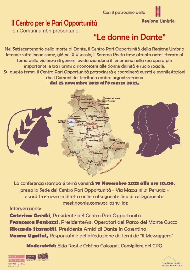 Le Donne in Dante - Il Progetto del Centro Pari Opportunità