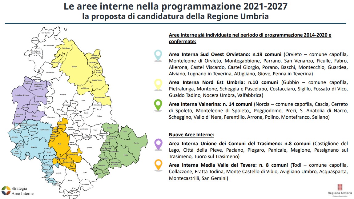 Strategia Aree Interne 2021 2027 Regione Umbria