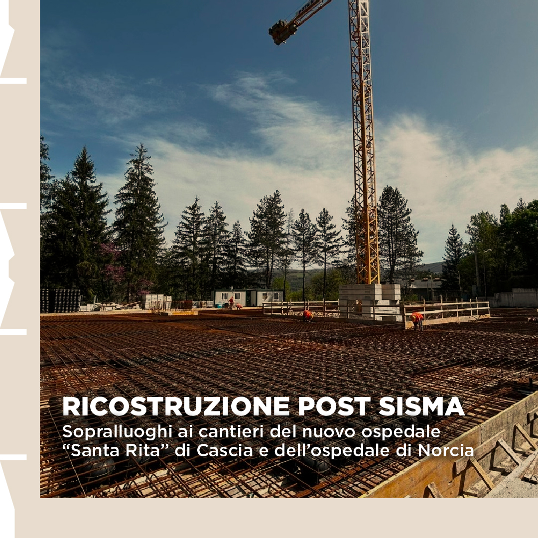 Ospedale di Cascia Avanzamento lavori 23/04/2024