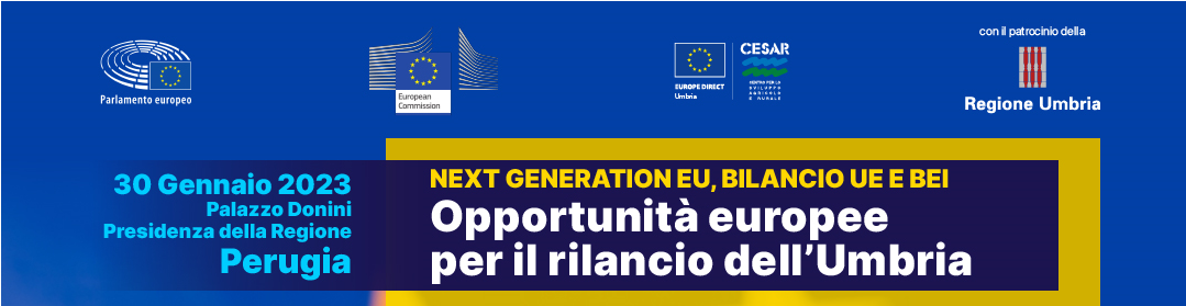 Opportunità Europee per il rilancio dell'Umbria