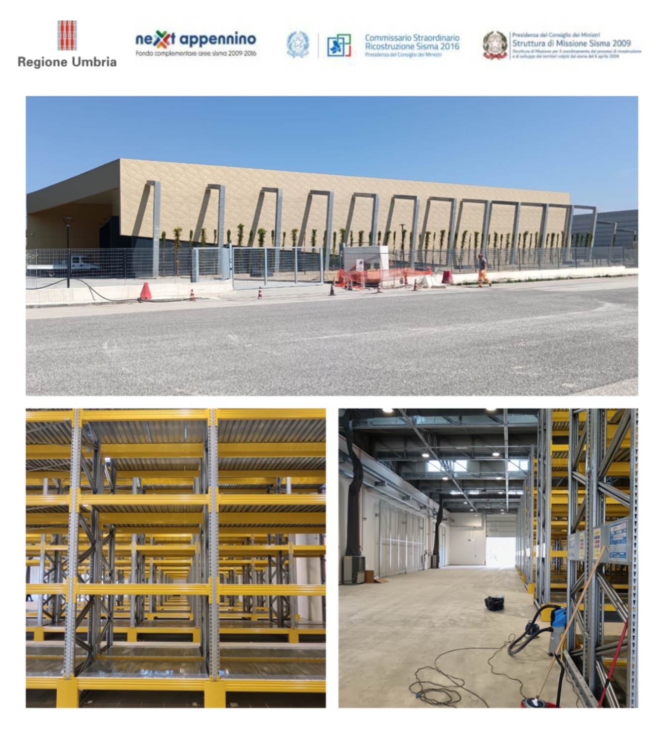 Ampliamento deposito BB.CC. Realizzazione nuovo edificio, loc. Santo Chiodo – Spoleto