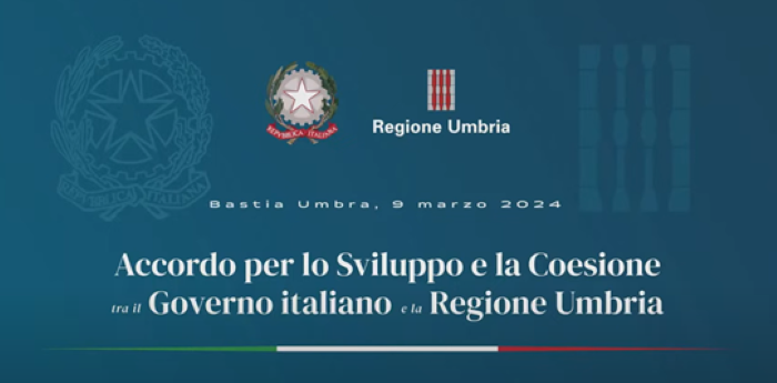 Accordo per la Coesione dell’Umbria 2021-2027
