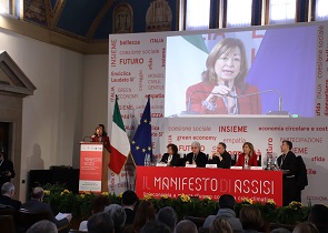 Tesei Assisi Manifesto ambiente clima economia sostenibile