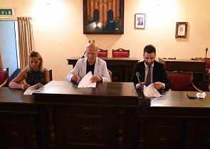 variante Castiglione del Lago firma protocollo intesa Regione Umbria Provincia Perugia Comune Melasecche Borghesi Burico