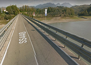 ponte chiuso lago Corbara strada statale 448 Regione Anas Melasecche Baschi Todi Orvieto