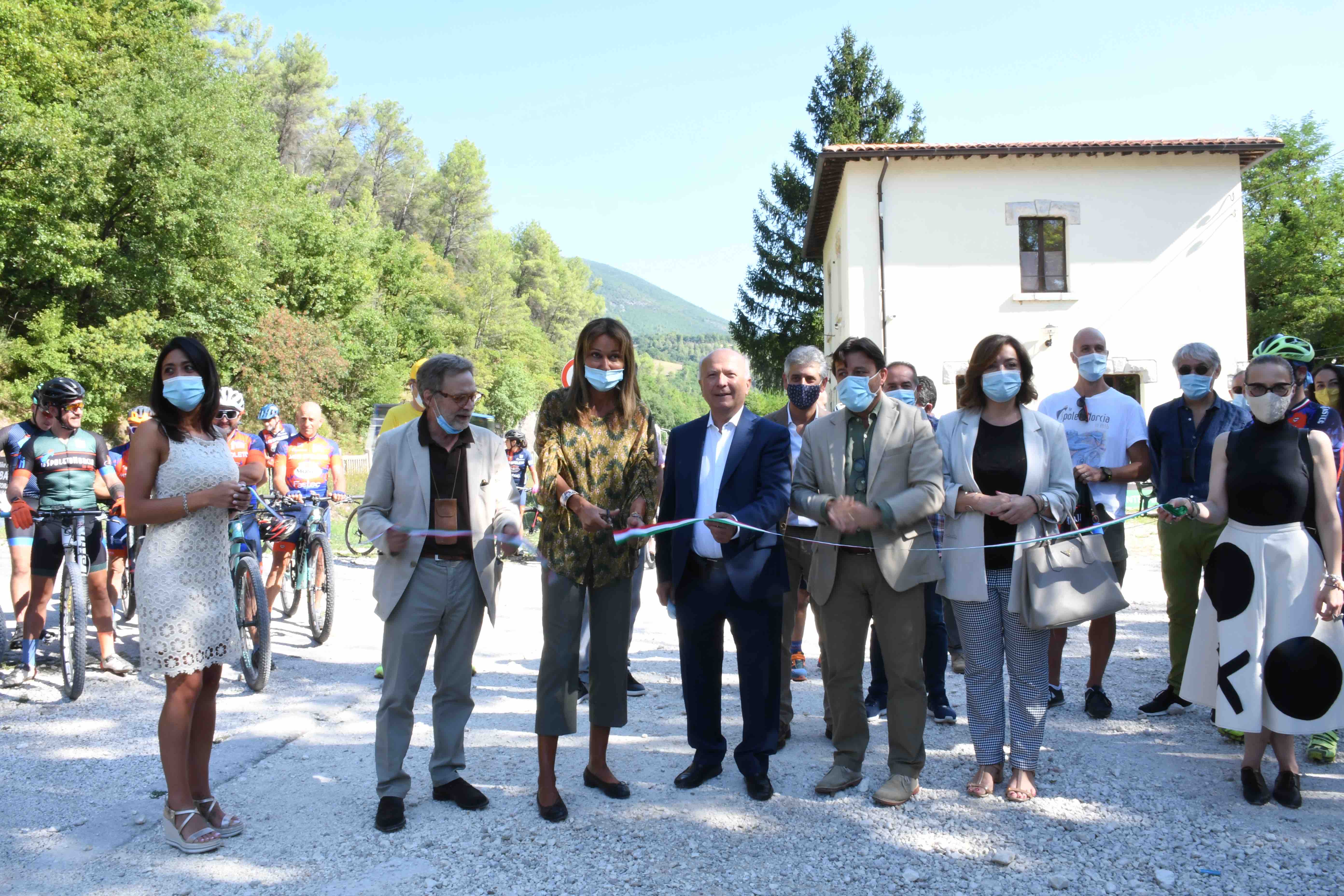 ciclovia fiume Nera cascata Marmore Melasecche Agabiti inaugurazione