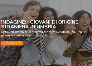 indagine AUR Agenzia Umbria Ricerche su giovani di origine straniera  questionario on line