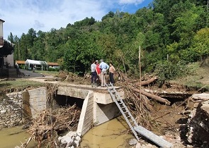 Tesei Melasecche stanziamento Governo emergenza alluvione 15 settembre 2022 Gubbio Pietralunga Scheggia e Pascelupo