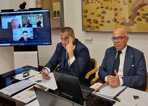 assemblea soci 3A Parco Tecnologico Agroalimentare Umbria amministratore unico Marcello Serafini (a destra nella foto)