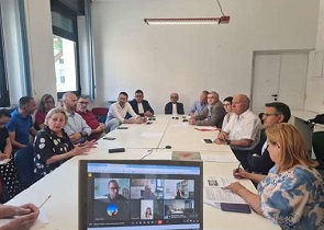 riunito tavolo tecnico Regione Comuni interventi dopo esondazione fiumi Tescio e Topino