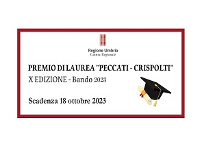 bando Premio laurea Peccati Crispolti decima edizione