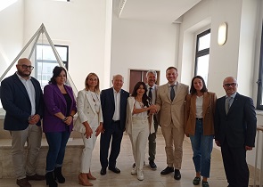 assessore Melasecche firma protocollo intesa messa in sicurezza sp100 Comune Citerna Provincia Perugia