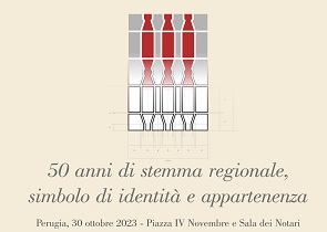 celebrazioni 50 anni Stemma Regione Umbria