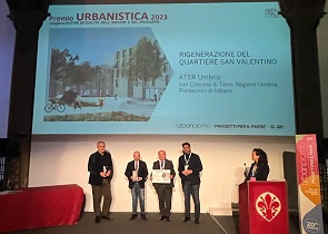 premio Urbanistica a progetto Terni Rigenerare San Valentino Urbanpromo Regione Ater