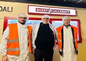 assessore Fioroni visita stabilimento Barry Callebaut a San Sisto Perugia