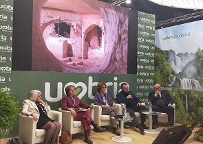 Regione Umbria alla BIT di Milano presentato patrimonio Abbazia San Pietro Perugia Fondazione Istruzione Agraria