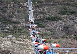 Inaugurato il ponte tibetano di Sellano: per assessore Agabiti, “un nuovo forte attrattore per la promozione turistica della nostra regione”