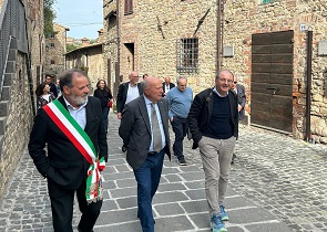conclusione lavori Parrano assessore Melasecche