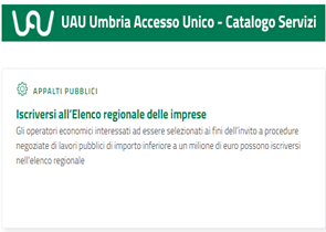 nuovo sistema informatico iscrizione Elenco regionale imprese affidamento lavori pubblici