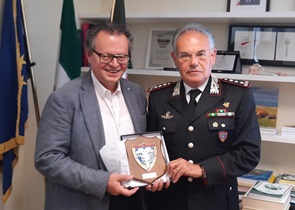 assessore Morroni incontra Comandante Carabinieri Forestali Rispoli