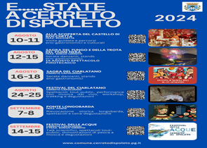 Calendario ricco di eventi a Cerreto di Spoleto, torna il Festival del Ciarlatano