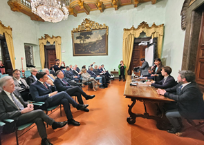 Il mondo economico-sociale al centro per l’attuazione delle politiche regionali: presidente Proietti e Giunta regionale incontrano le associazioni di categoria, presto il “Tavolo per il futuro dell’Umbria”